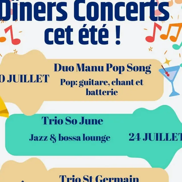 Hôtel Belesso - Diners Concerts Eté_Fontvieille