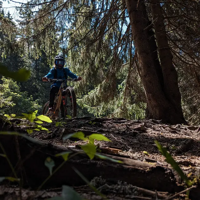 Piste noire descendante Gypaète_Manigod