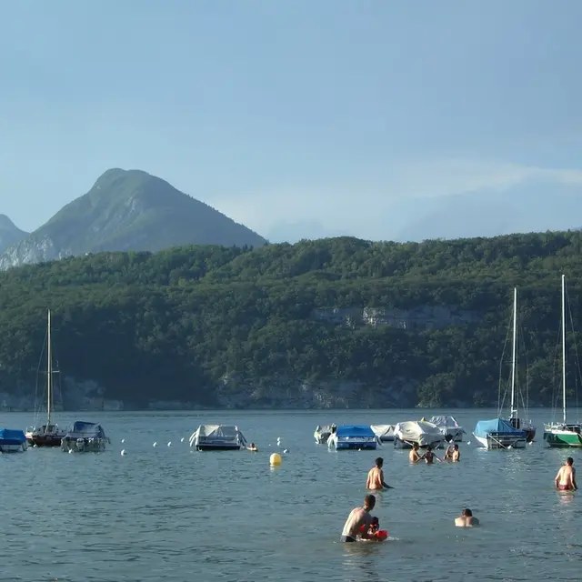 Plage de Duingt