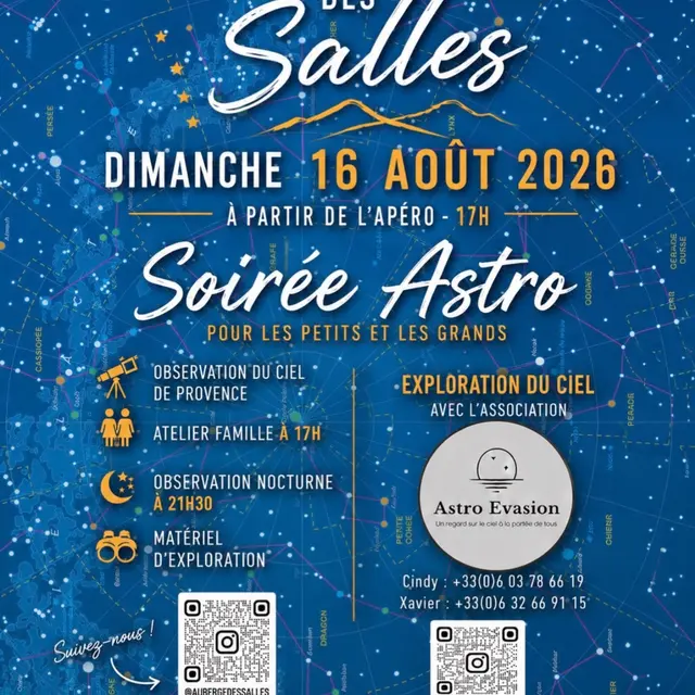 Soirée Astro à l'Auberge des Salles_Les Salles-sur-Verdon