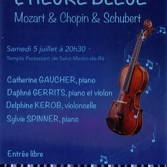 L'heure Bleue - Mozart, Chopin et Schubert_Saint-Martin-de-Ré