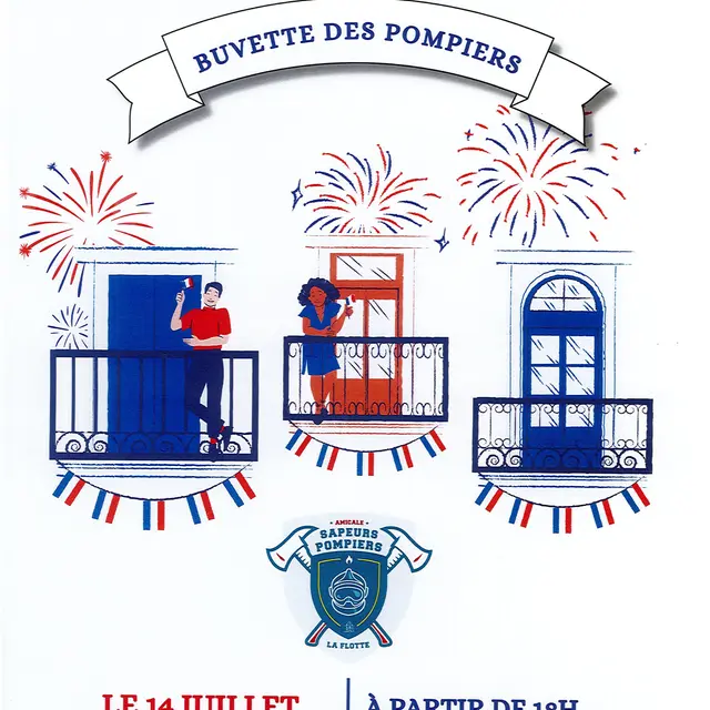 Feux d'artifice et bal du 14 juillet_La Flotte