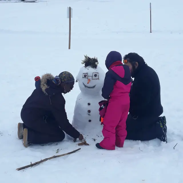 Concours de bonhommes de neige