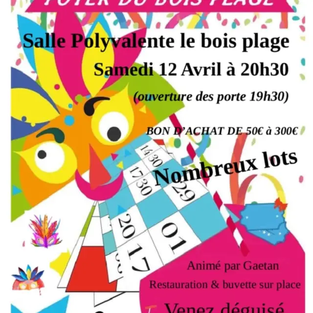 Loto Carnaval_Le Bois-Plage-en-Ré