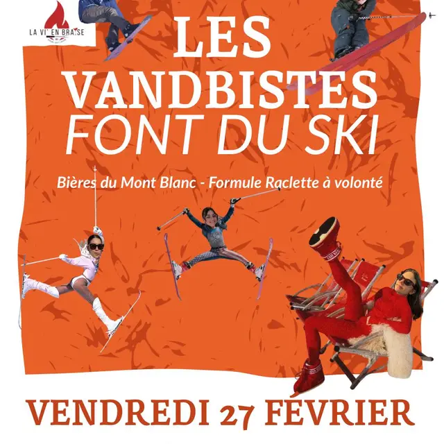 Les Vandbistes font du ski_Orange