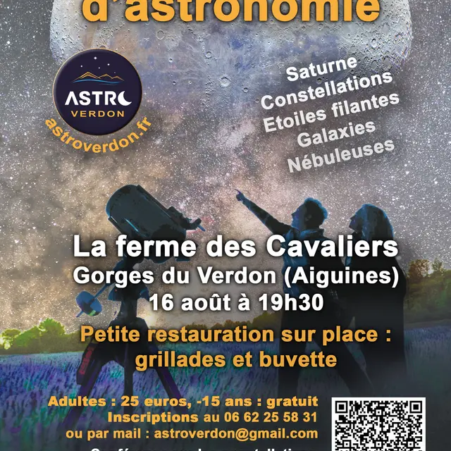 Soirée astronomie