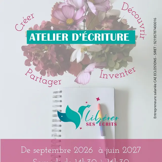 Ateliers d'écriture Libérer ses écrits