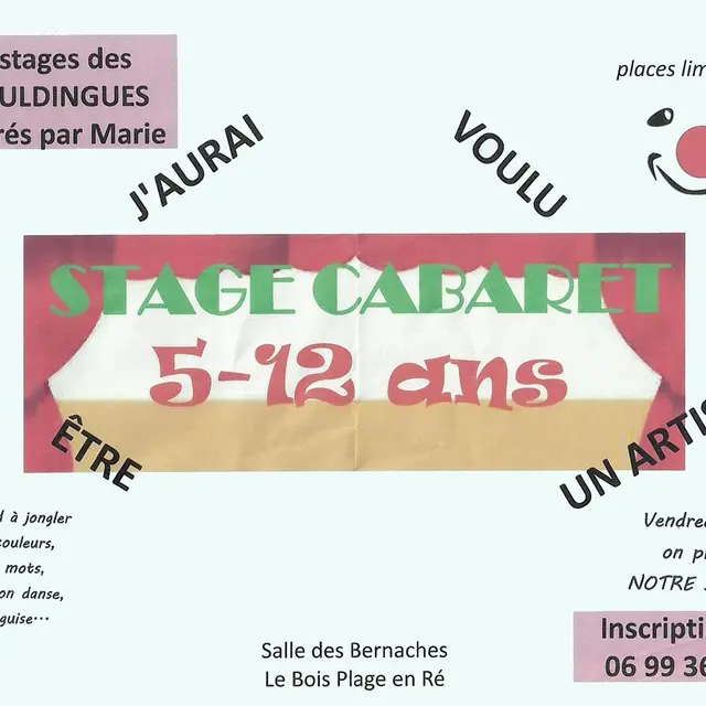 Stage de cabaret_Le Bois-Plage-en-Ré