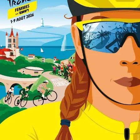 Passage du Tour de France Femmes avec Zwift en Vaison Ventoux Provence_Buisson