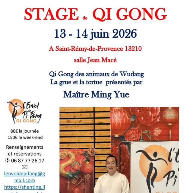 Stage de Qi gong avec un Maître chinois_Saint-Rémy-de-Provence