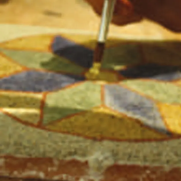 Visite-atelier : Apprentis fresquistes_Saint-Georges-Lagricol