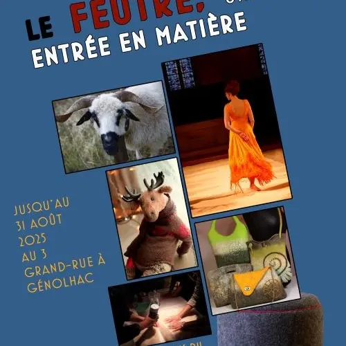Expo à la boutique-atelier Objectif Laine_Génolhac