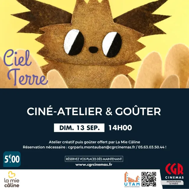 CGR - Ciné-atelier et goûter - Entre Ciel et Terre