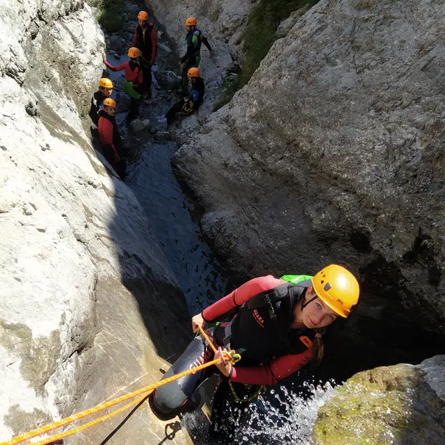 Canyon de Peyron Roux, Bureau des guides du Champsaur Valgaudemar