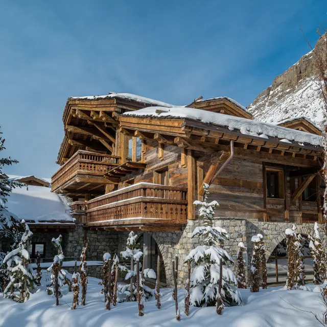 Façade extérieure - Chalet Val d'Isère - M Group