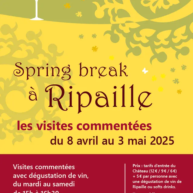 Spring break : visites commentées du château de Ripaille_Thonon-les-Bains