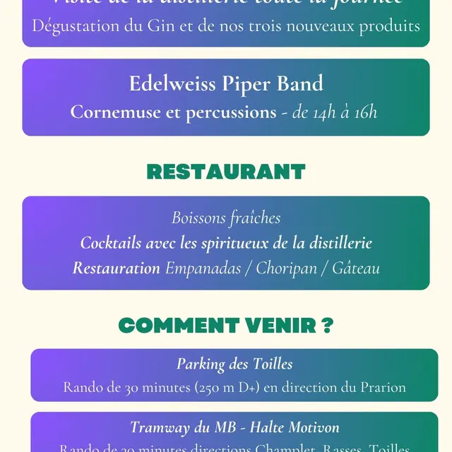 portes ouvertes et dégustation de produits à la distillerie du Mont-Blanc_Saint-Gervais-les-Bains