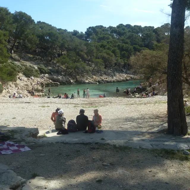 Plage calanque Port Pin
