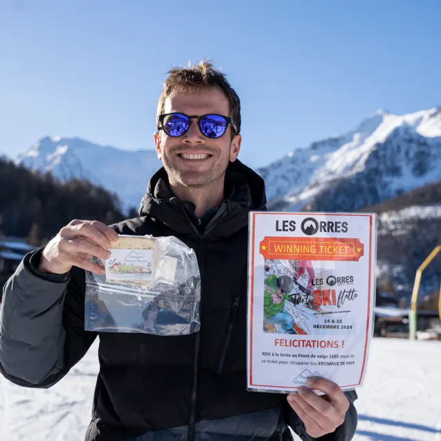 Tartiskiflette : chasse au fromage_Les Orres