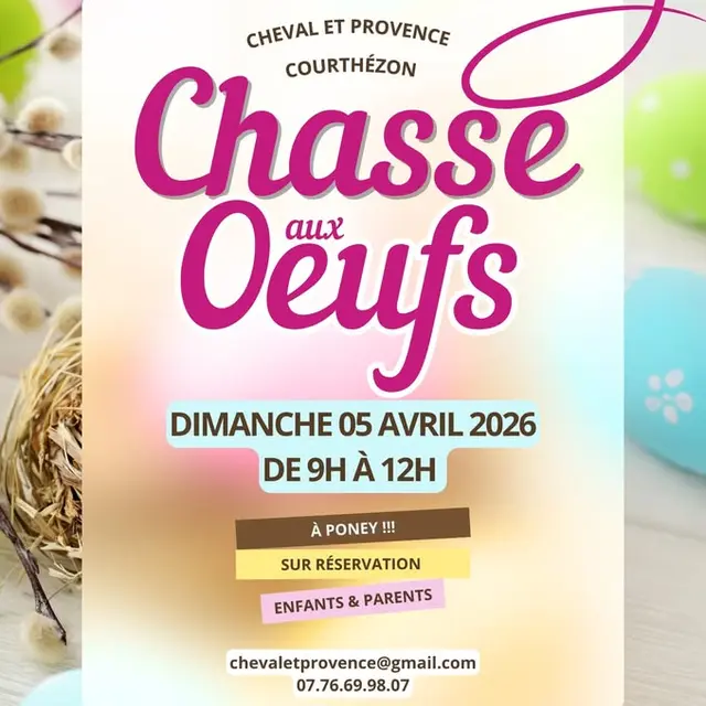 Chasse aux oeufs de Pâques_Courthézon