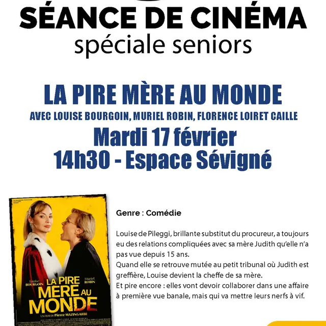 Ciné Seniors - La pire mère au monde_Lambesc