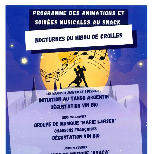 Groupe de musique Abaca et nocturne de Crolles_Le Revard