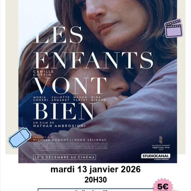 Ciné Les enfants vont bien_Saint-Étienne-de-Tinée