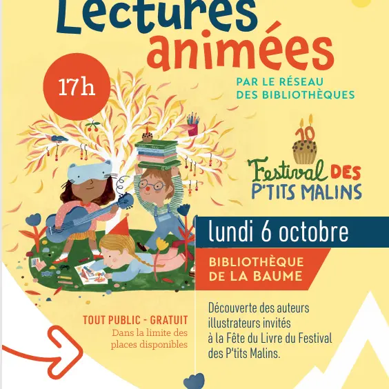 Fête du Livre - Lectures animées - La Baume_La Baume