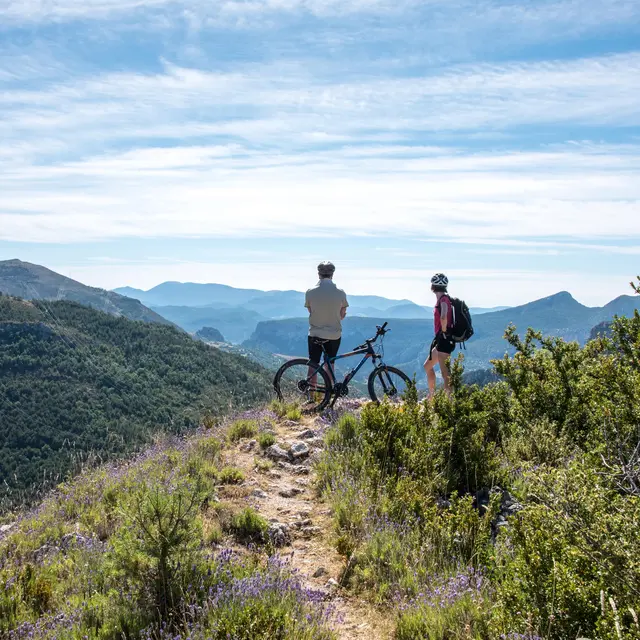 Tour du Baou par la voie Romaine