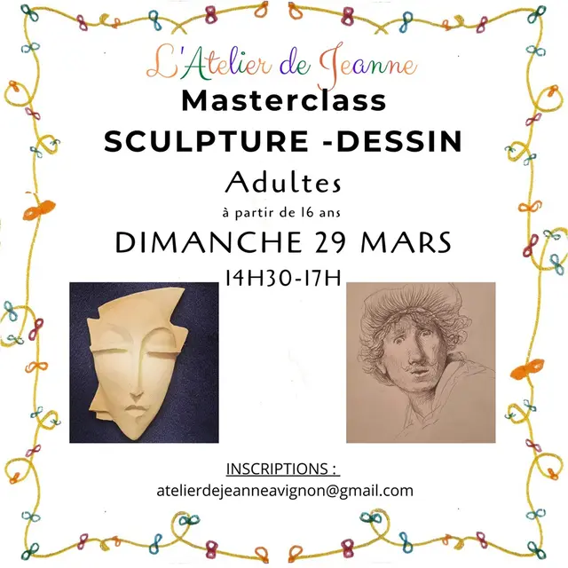 Masterclass sculpture-dessin_Avignon