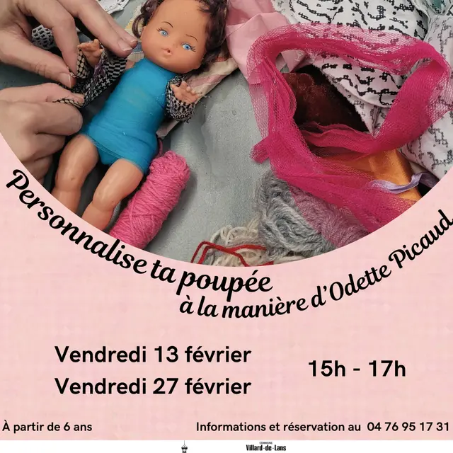 Atelier famille - Personnalise ta poupée_Villard-de-Lans