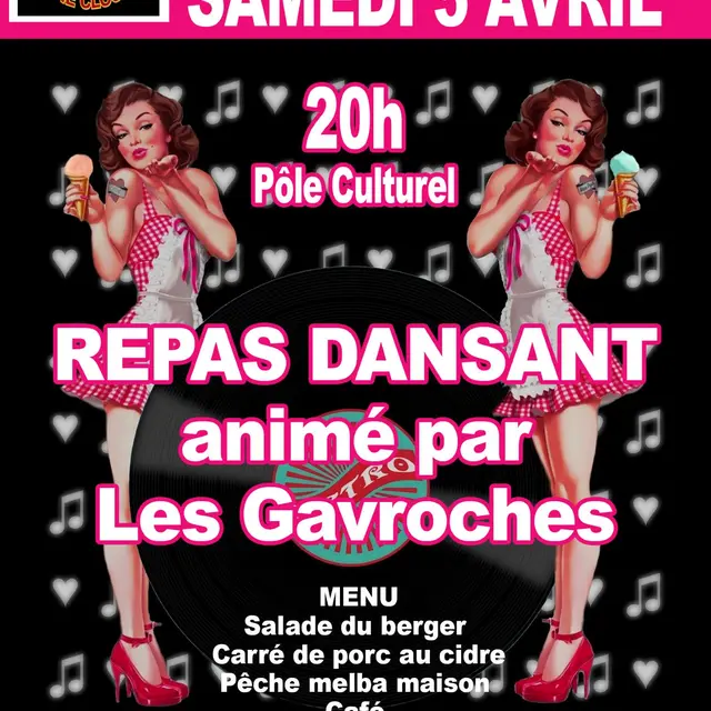 Repas Dansant Rock Arenes the Clock a Cazaubon_Cazaubon