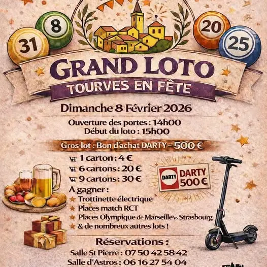 Grand loto | Tourves en fête_Tourves