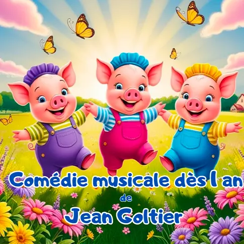 Les trois p'tits cochons en chanson