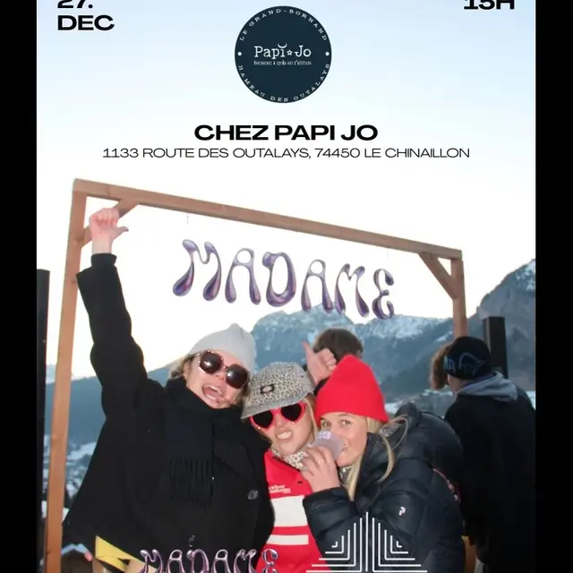 Après-ski Live music chez Papi Jo