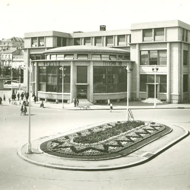 La nouvelle poste et la gare routière