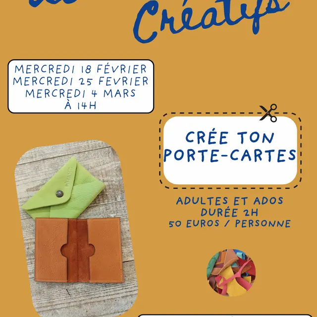 Atelier créatif Pimang : crée ton porte-cartes_Saint-Pierre-de-Chartreuse