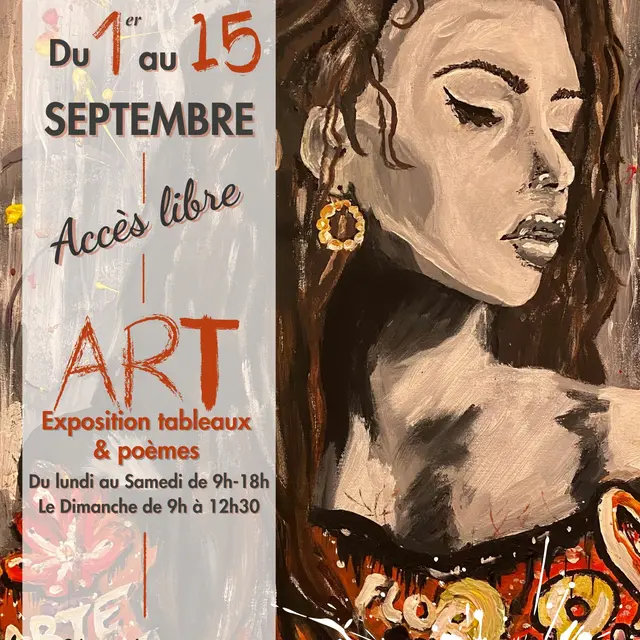 Exposition de peinture & poèmes - Mathilde Plaza-Delmas_Cazaubon