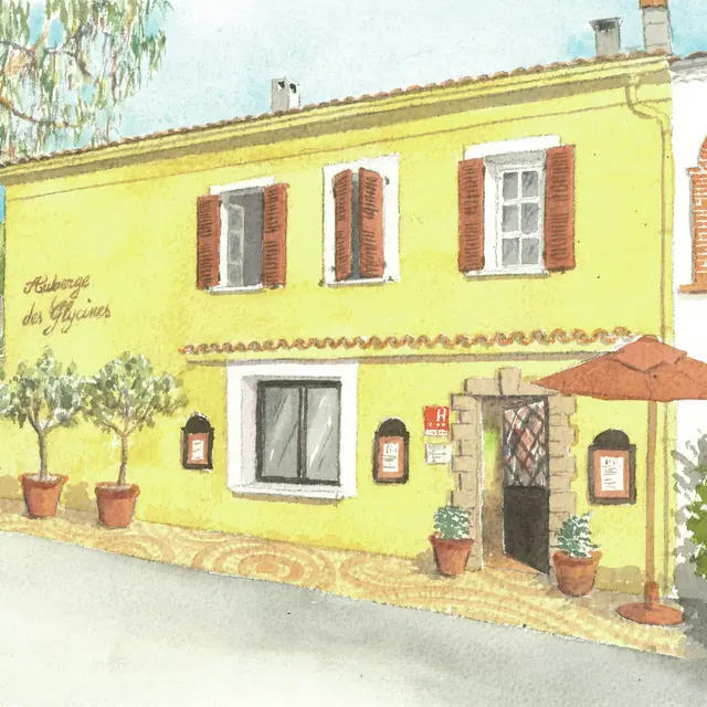 L'auberge peinte par Sabine