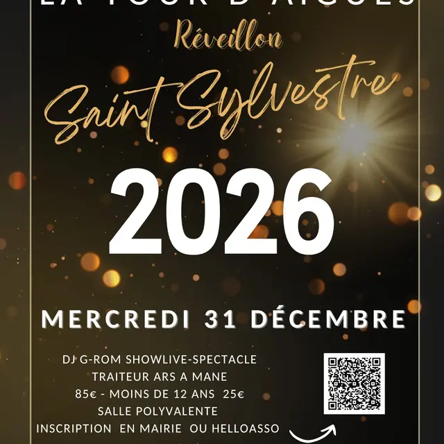 Réveillon du Comité des Fêtes de La Tour d''Aigues_La Tour-d'Aigues