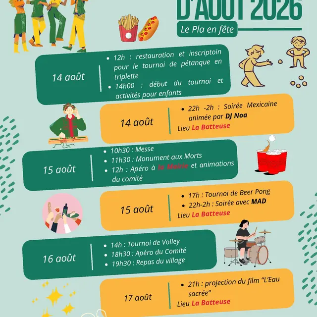 Fêtes du village Le Pla_Le Pla