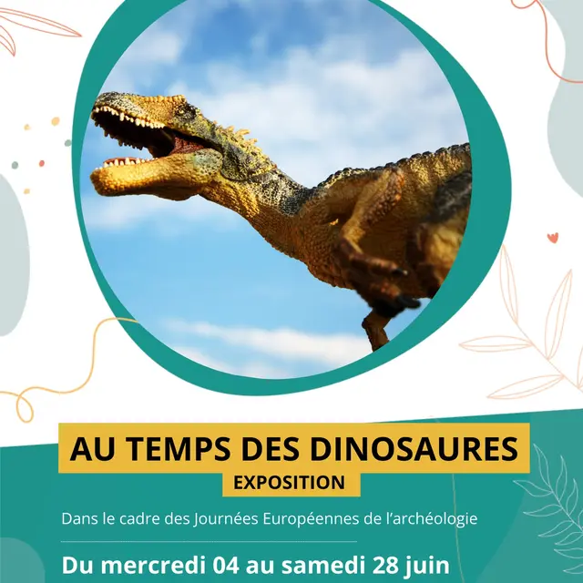 Exposition - « Au temps des dinosaures »_Saint-Martin-Vésubie
