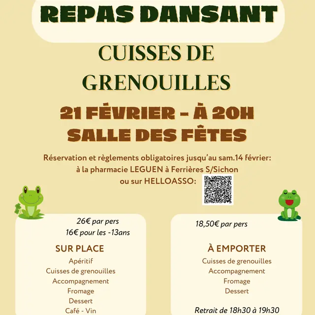 Affiche Repas Dansant 26