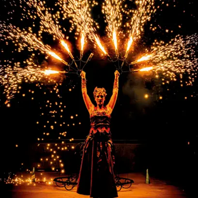 Spectacle de feu « Fuego »_Istres