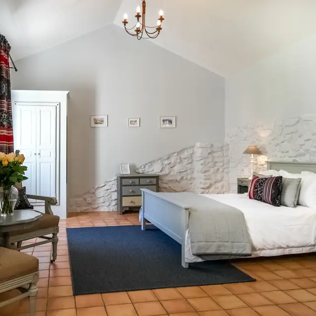 Chambre Cerises - La ferme des Bélugues