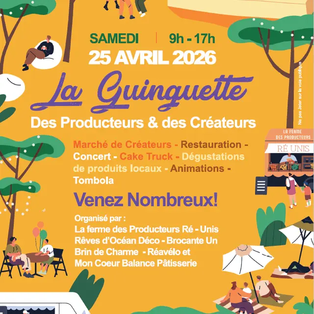 La guinguette des producteurs & des créateurs_Le Bois-Plage-en-Ré