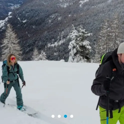 Initiation au ski de randonnée avec l'ESI_Puy-Saint-Vincent