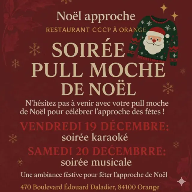 Soirée musicale au CCCP_Orange