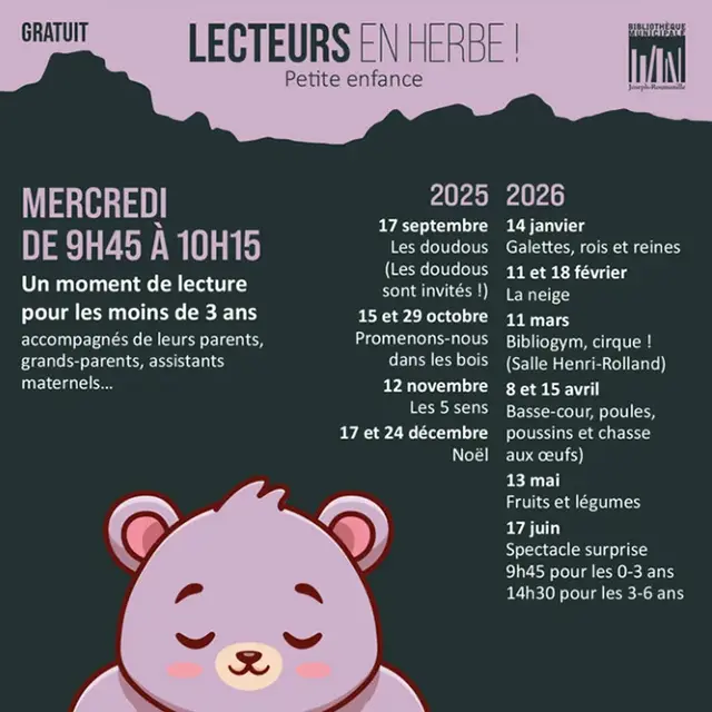 Lecteurs en Herbe à la Bibliothèque_Saint-Rémy-de-Provence