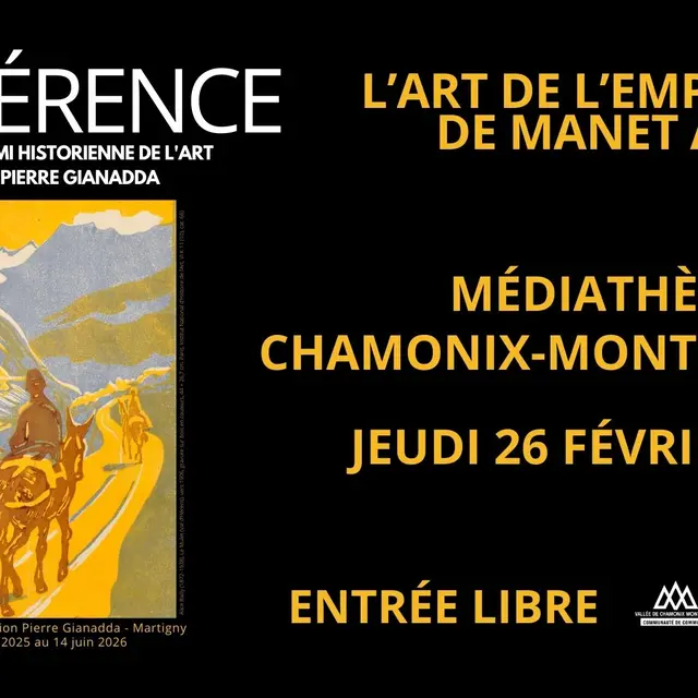 Conférence sur l'Exposition à la Fondation Gianadda_Chamonix-Mont-Blanc